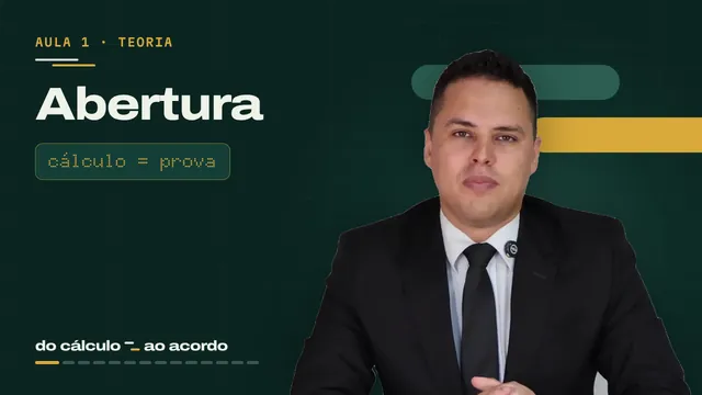 Aula 1: Abertura